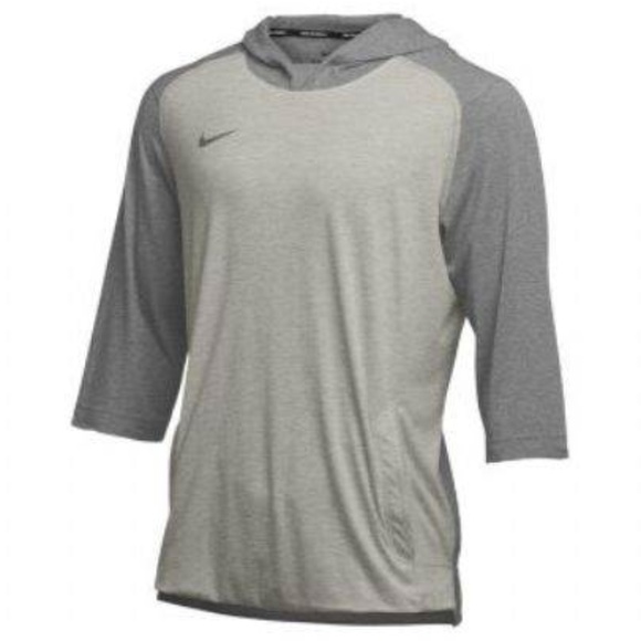 nike 3/4 flux hoodie top nike 3/4 flux hoodie top